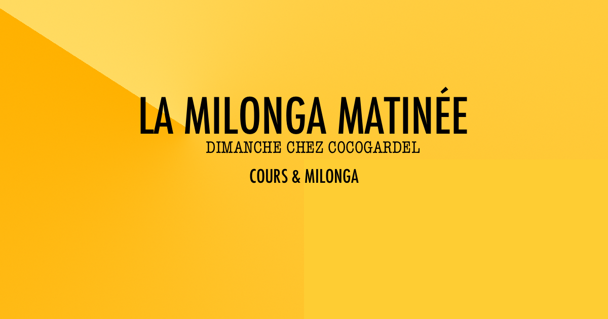 La Milonga Matinée, DJ Irma Gross